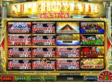 Superomatic casino Belize